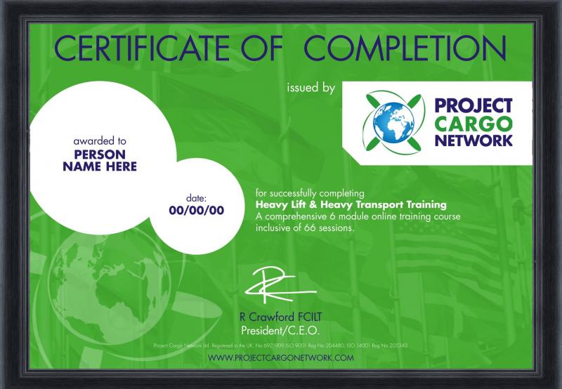 Heavy Transport Online Training Course